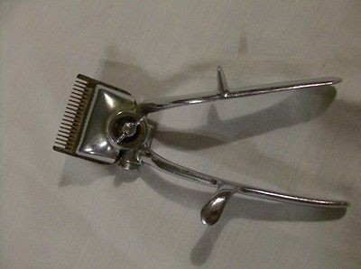 VINTAGE HAIR CLIPPERS CUTTING TRIMMER Razor BEARD MUSTACHE BROWN 