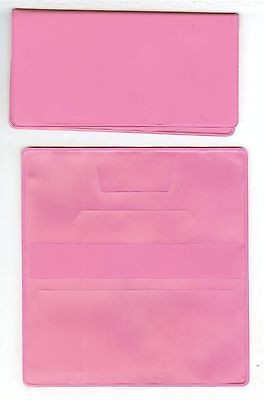 vinyl checkbook cover pink