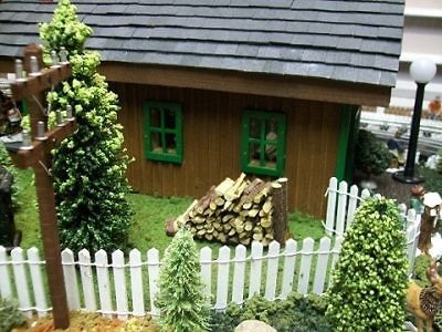white picket fence for model railroad train layouts time left