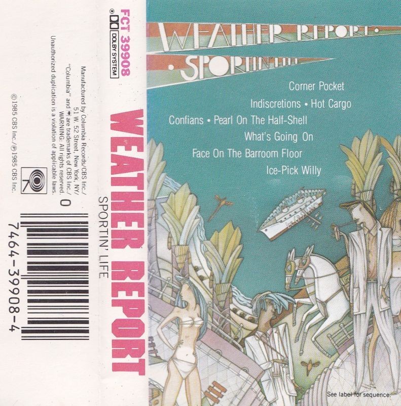 sportin life weather report cassette 1985 in nm one day shipping 