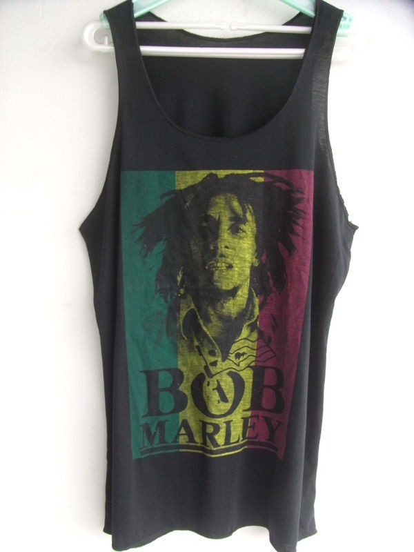   Marley Wailer Rasta Jamaica Cotton Ska Singlet Tank Top Men T Shirt