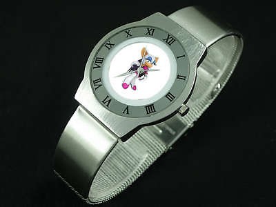 rouge the bat stainless steel slim watch cool new nr