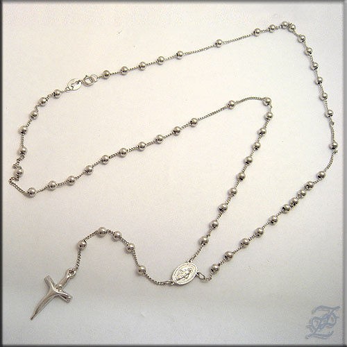solid gold rosary in Jewelry & Watches