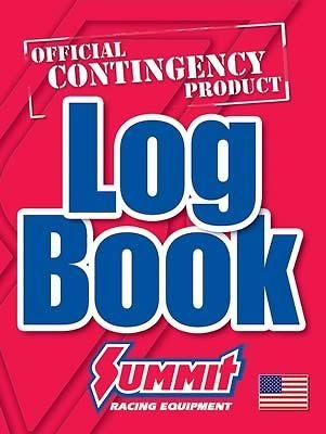   G5155 Book Summit Racing Equipment Log Book 58 Pages Paperback Ea