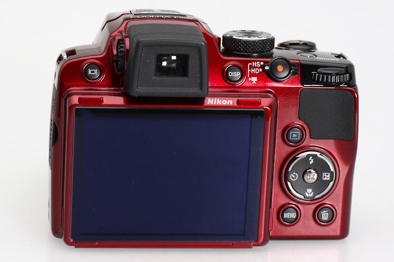 Nikon Coolpix P500 Red 12 1 Megapixel 26x Optical Zoom VR Digital 