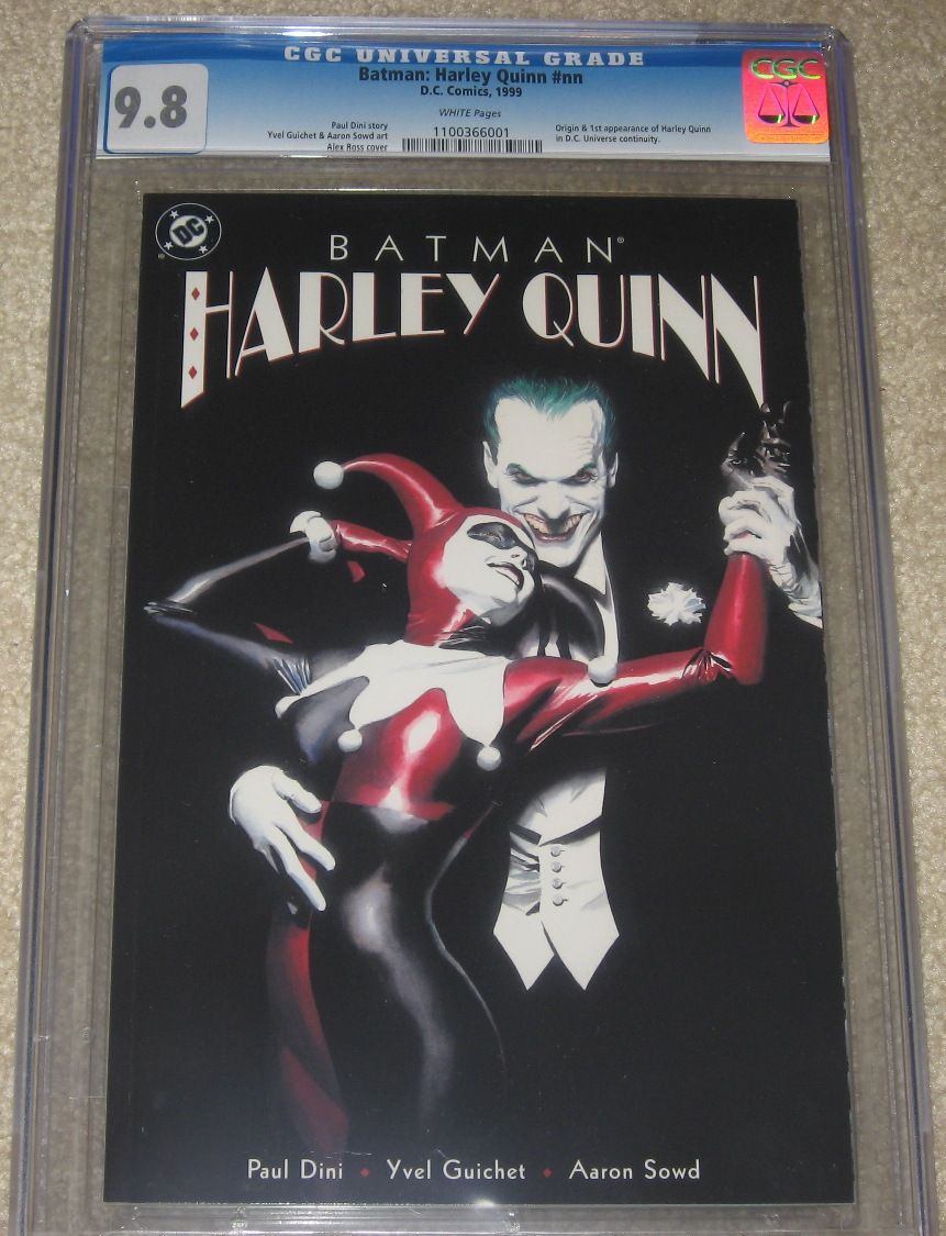 Batman Harley Quinn CGC 9 8 Alex Ross Art 1st Appearance DC Comics 