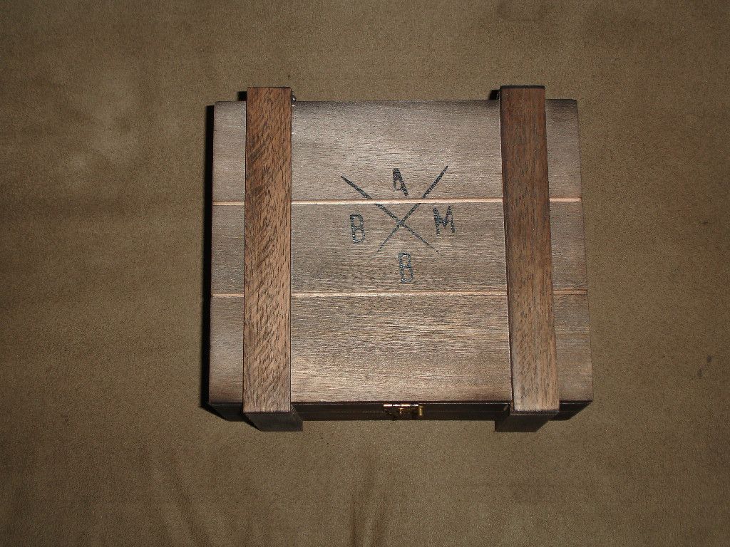 Alec Bradley Black Market Gordo Ammo Style Wooden Cigar Box