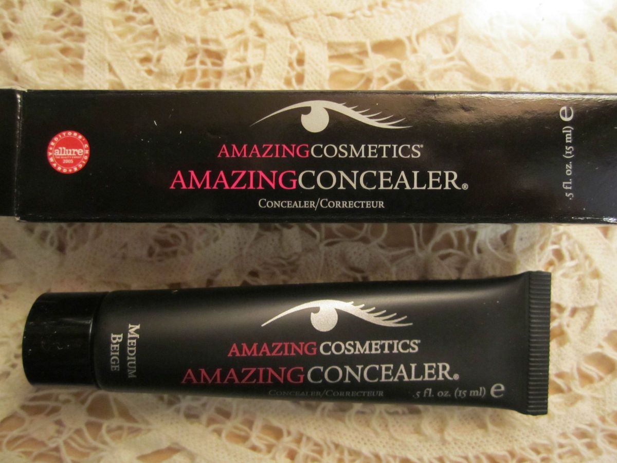 Brand New Amazing Cosmetics Amazing Concealer Medium Beige Full Size 