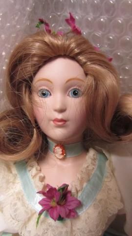 Franklin Heirloom Amy of Little Women Porcelain Doll