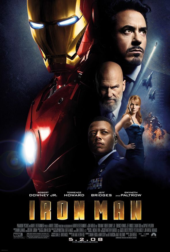 policy iron man movie poster 1 sided original final 27x40