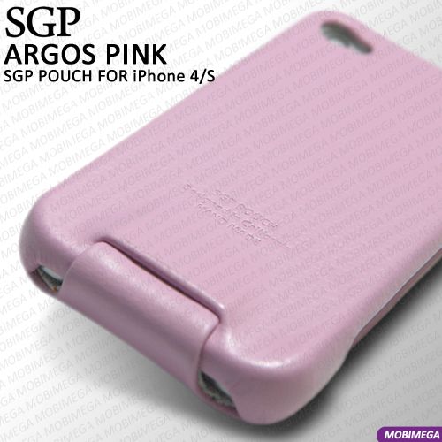 SGP Argos Handmade Genuine Leather Flip Top Case Cover Pouch iPhone 4 