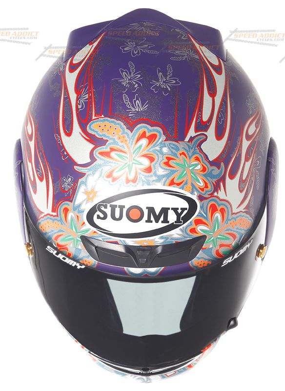 Suomy Apex Spec 1R Flowers Full Face Motorcycle Helmet
