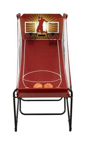 New Dual Electronic Indoor Basketball Game Arcade Quality Includes 6 