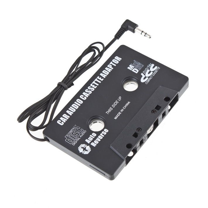 Car Music Audio Cassette Tape Adapter Converter 3 5mm Plug for  