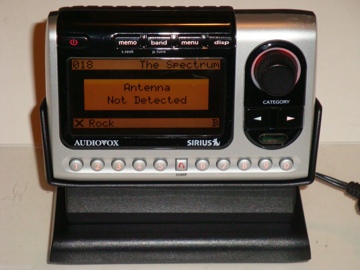 Audiovox SIR PNP3 For Sirius Car Home Satellite Radio Receiver