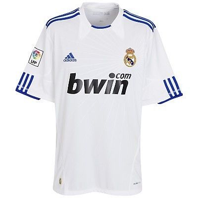 Real Madrid Adidas Bwin Soccer Jersey Size Medium