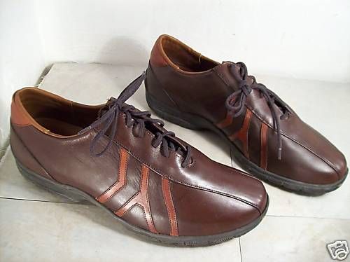 Vintage Allen Edmonds Traveler Brown Mens Leather Dress Shoes Oxford 