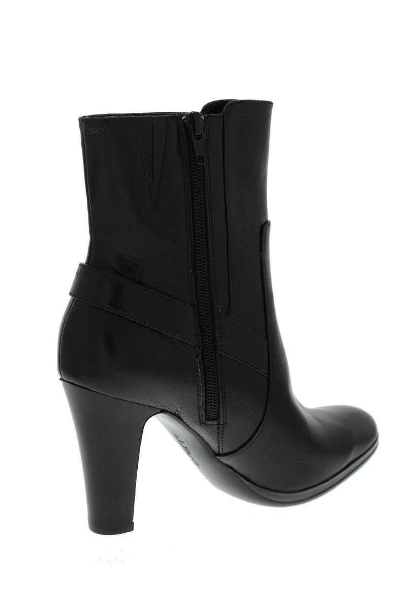 Alfani New Vivienne Black Leather Ankle Boots 11 BHFO