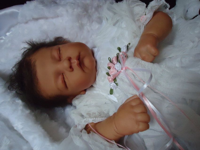 Rebornbabys Nursery~ ANDREA~ Ethnic Reborn Baby Linda Murray