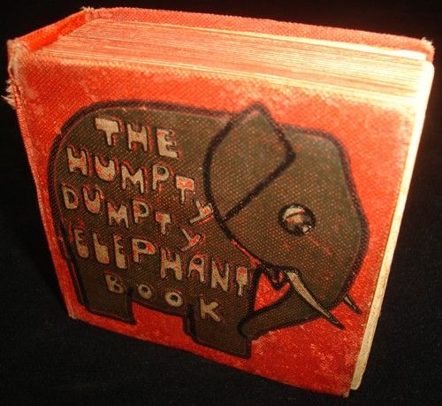 Antique Childrens Picture Book Elephant Children Read