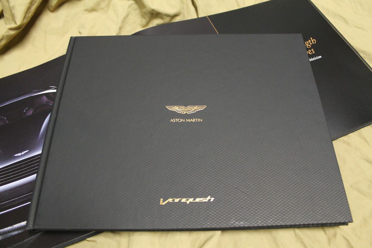 2013 Aston Martin Vanquish 310 hardcover brochure book Catalogue 