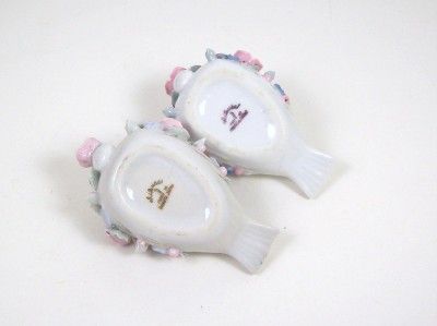   Figural Swan Cigarette Holder Dish with Matching Swan Ashtrays