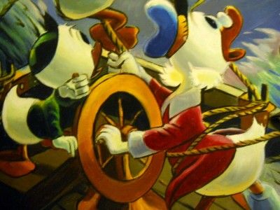 Scrooge McDuck of Duckburg Flying Dutchman Carl Barks Walt Disney 