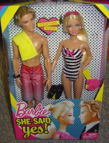 Barbie Ken Dolls Barbie She said Yes Reprod 1961 Hot toy 4 Xmas