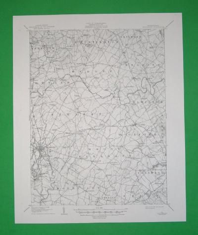 Gettysburg Mcsherrytown Pennsylvania 1907 Topo Map