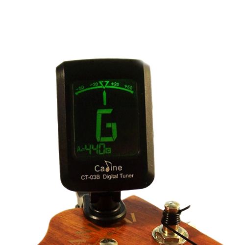 Caline Ct 03B Clip on Backlit LCD Chromatic Guitar Bass Violin Ukulele 