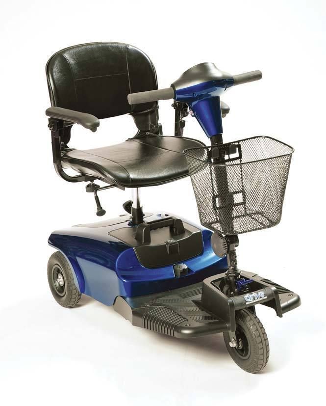 Wheel Scooter New Bobcat Compact Power Mobility Scooter Blue Egan 
