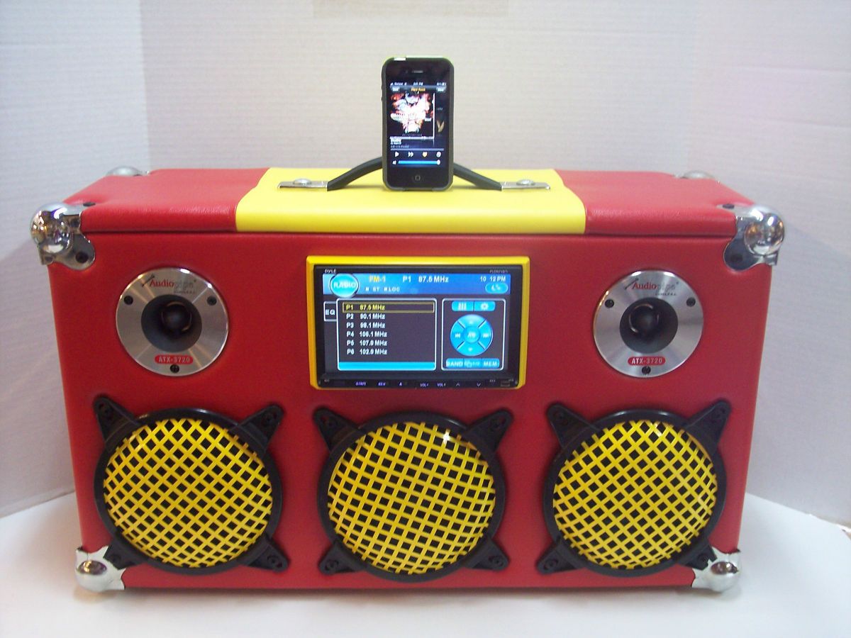 IPOD BOOMBOX W 7 TOUCHSCREEN 100 WATT WITH SUBWOOFER New Low Price