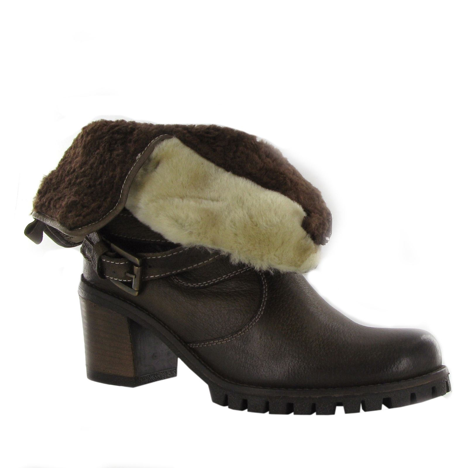   brown material leather fall bosco hard wear fabulous women boots by
