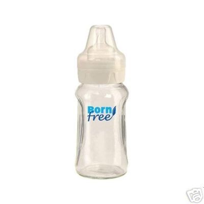 BornFree GLASS Bottles 9oz Born Free BPA Free NEW