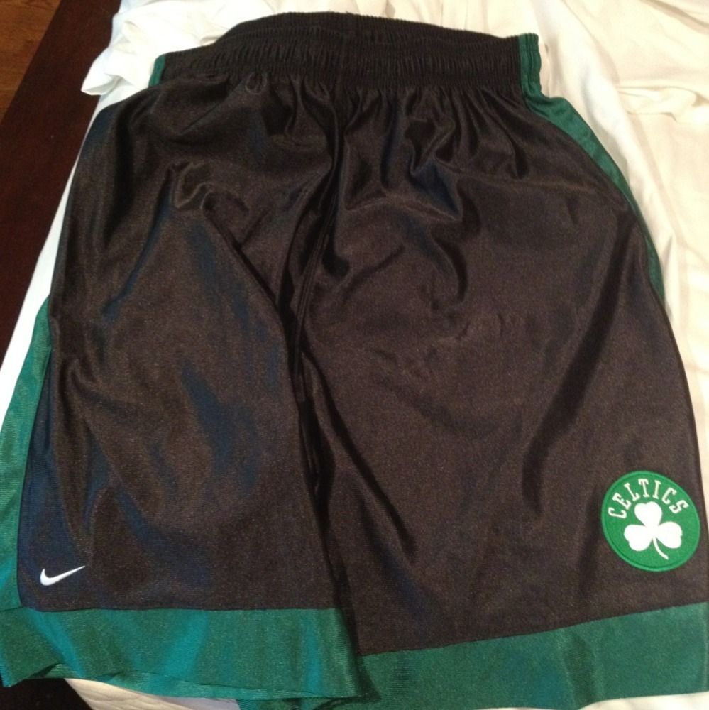 New Boston Celtics NBA Nike Black Basketball Shorts