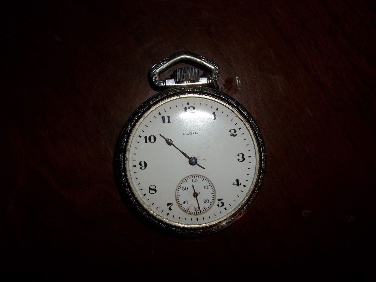 Elgin National Watch Co. Pocket Watch Size 12 Running 15 Jewel 1922 