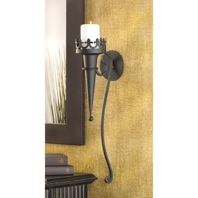 Gothic Candle Sconce Interior Wall Hanging Lamp Light Home Decor