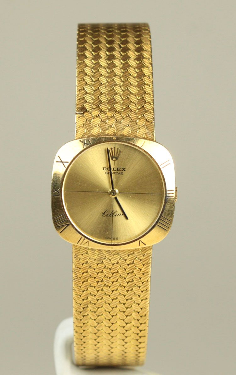Ladies Rolex Cellini 18K Yellow Gold Watch
