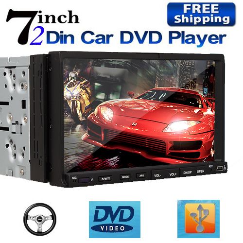   Touchscreen Car CD DVD Stereo Player Bluetooth iPod TV+Free Camera