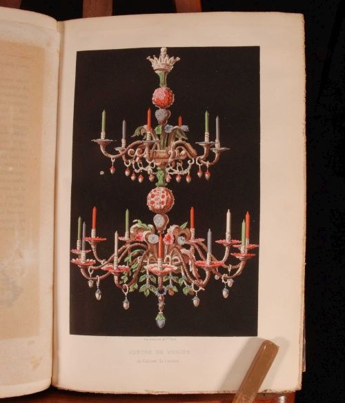 1882 Decorative Art Interior Design Blanc French 1st