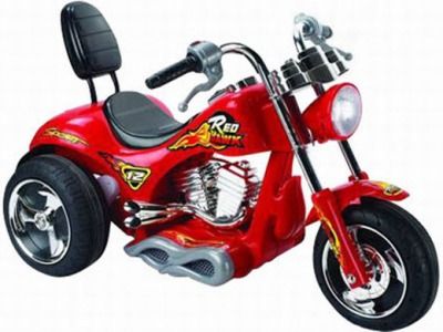 New Childrens Battery Electric Powered Red Motorcycle Kids Ride on 