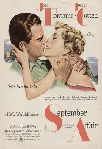  Affair 1951 Vintage Movie Ad Poster Joan Fontaine Joseph Cotten