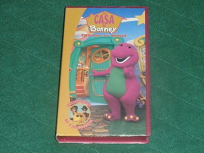 Barney the Dinosaur Spanish VHS Video~La Casa De Barney iDirecto en