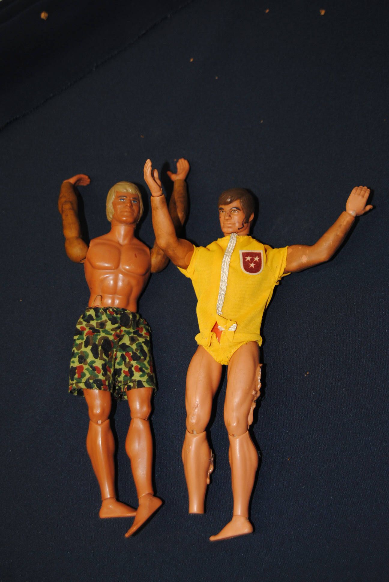 Authentic 1970s Big Jim parts and 4 figures Loaded $ 