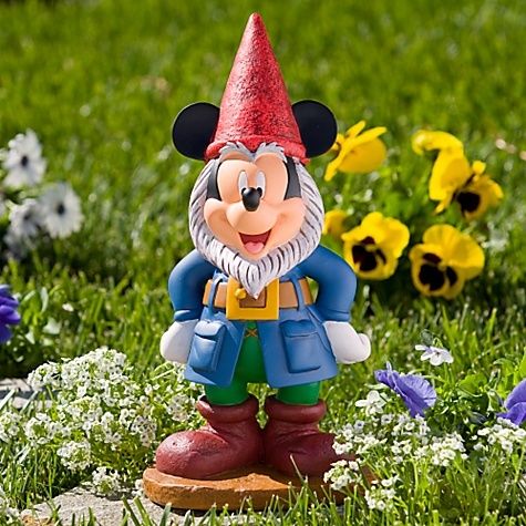 Disney Mickey Mouse Garden Gnome Figure Statue 13 New