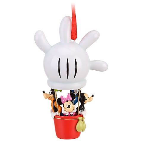 Disney Mickey Minnie Mouse Donald Goofy Hot Air Balloon Christmas