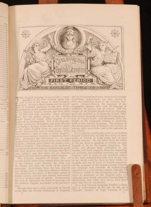 1899 2vol Chamberss Cyclopedia of English Literature