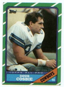 1986 Topps Card 130 Doug Cosbie TE Cowboys