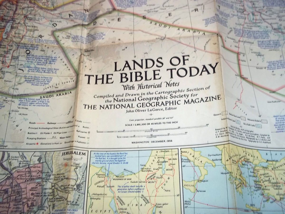   Lands of the Bible Today Middle East Eastern Mediterranean Holy Land