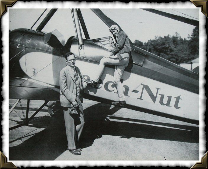 Amelia Earhart George Putnam 11 x 14 Print Beech Nut Gyro Plane